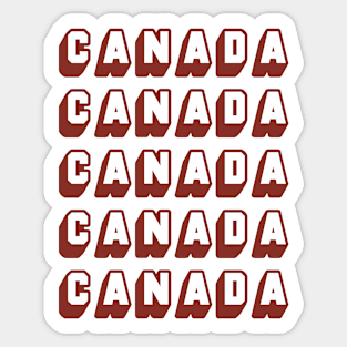 Canada Repeater || Canadian || Canada Day || Sticker